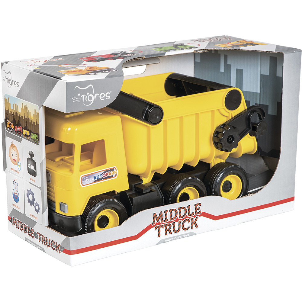 Машинка TIGRES Middle truck Yellow (39490) Вік від 1 року