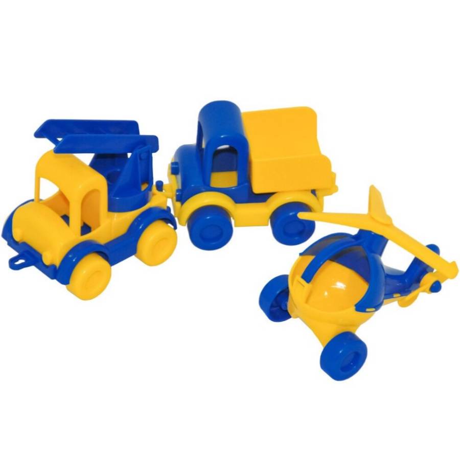 Набір машинок Tigres Kids Cars Patriotic 3шт. (39996) Вік від 1 року