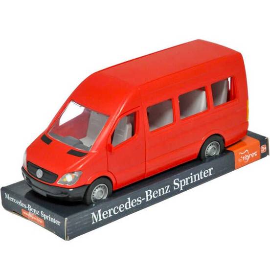 Машинка TIGRES "Mercedes-Benz Sprinter" пассажирский Красный (39705)