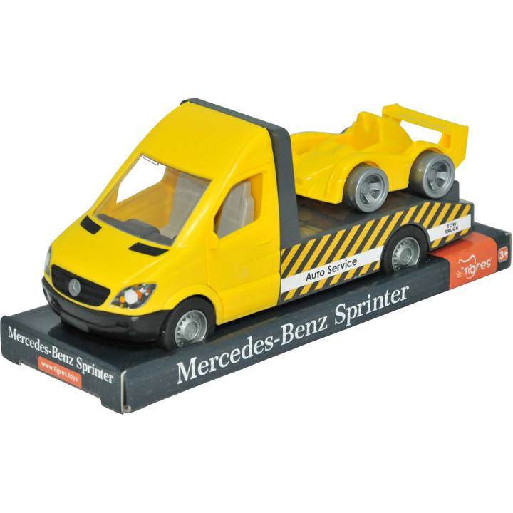 Машинка TIGRES "Mercedes-Benz Sprinter" Евакуатор Жовтий (39711)