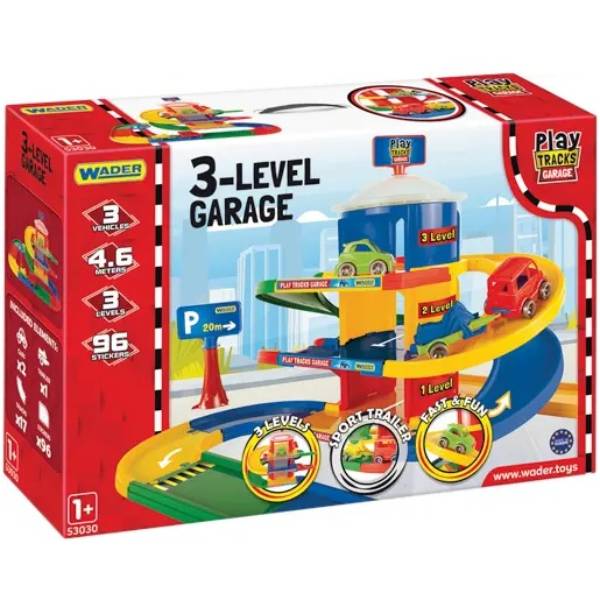 Игровой набор Wader Play Tracks Garage 3 этажа (53030) Тип транспорт и техника