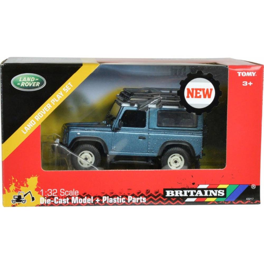 Машинка BRITAINS Land Rover Defender 90 1:32 синій (43217) Вид іграшкової машини автомобіль