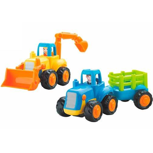 Набор машинок Hola Toys Бульдозер и трактор 6 шт. (326AB-6)