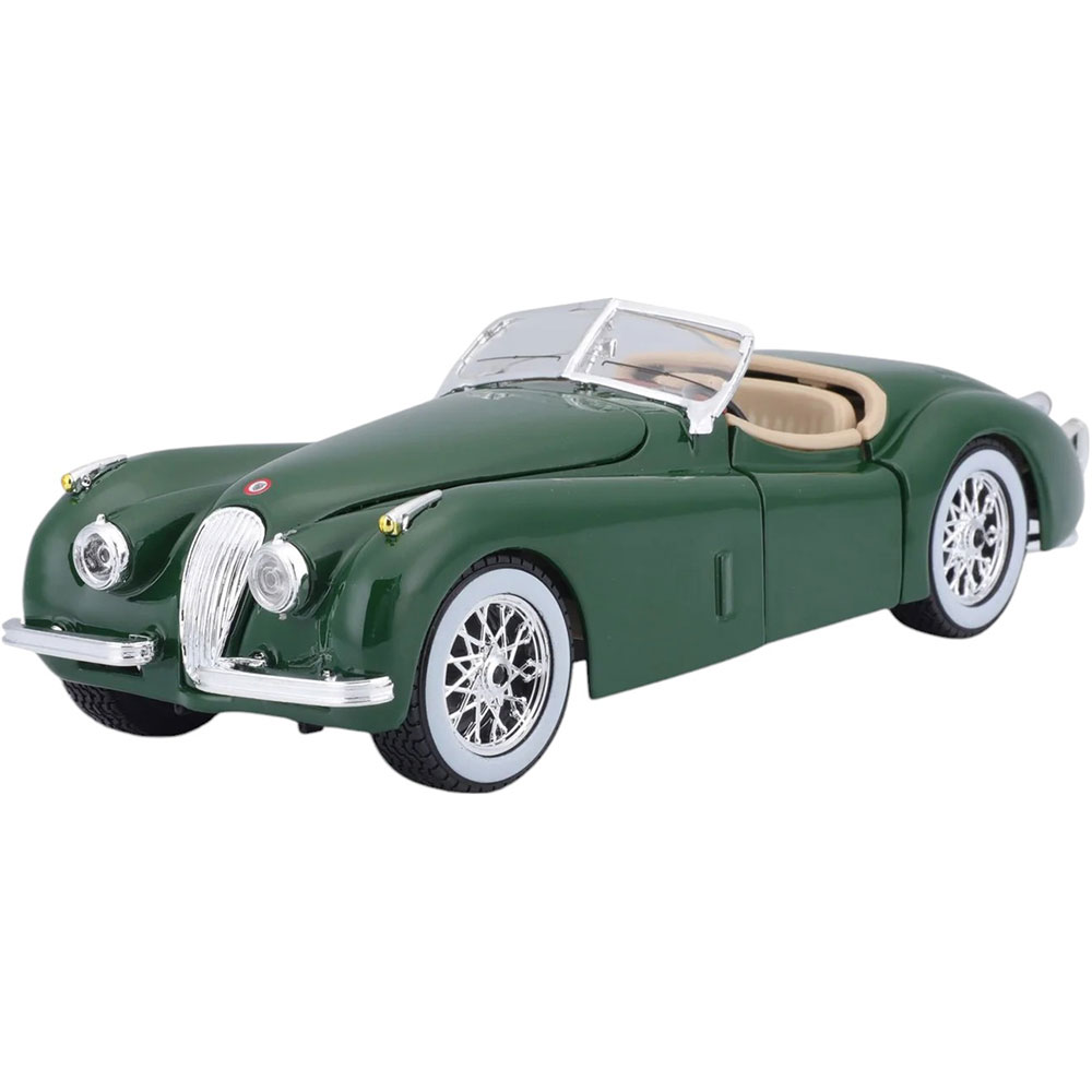 Машина Bburago JAGUAR XK 120 Green (18-22018) Вид модели автомобиль