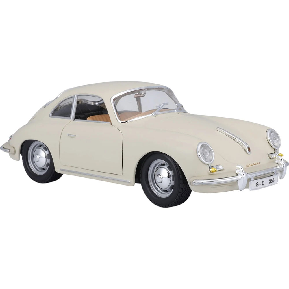 Машина Bburago Porsche 356B Coupe (1961) Ivory (18-22079) Марка авто Porsche