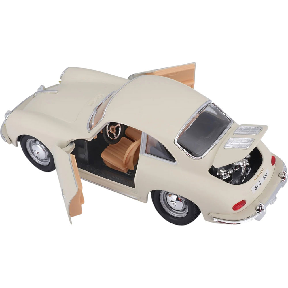 Зображення Машина Bburago Porsche 356B Coupe (1961) Ivory (18-22079)