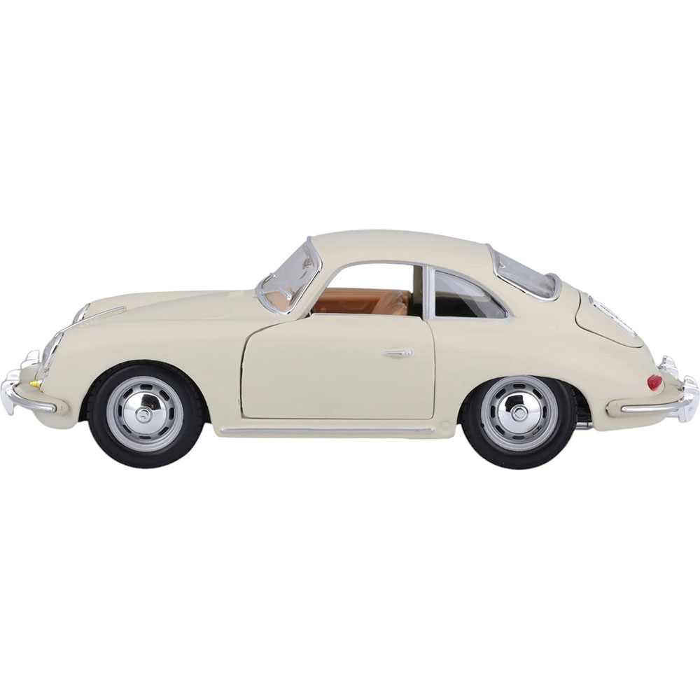 Машина Bburago Porsche 356B Coupe (1961) Ivory (18-22079) Размеры 75х182.5х57.3