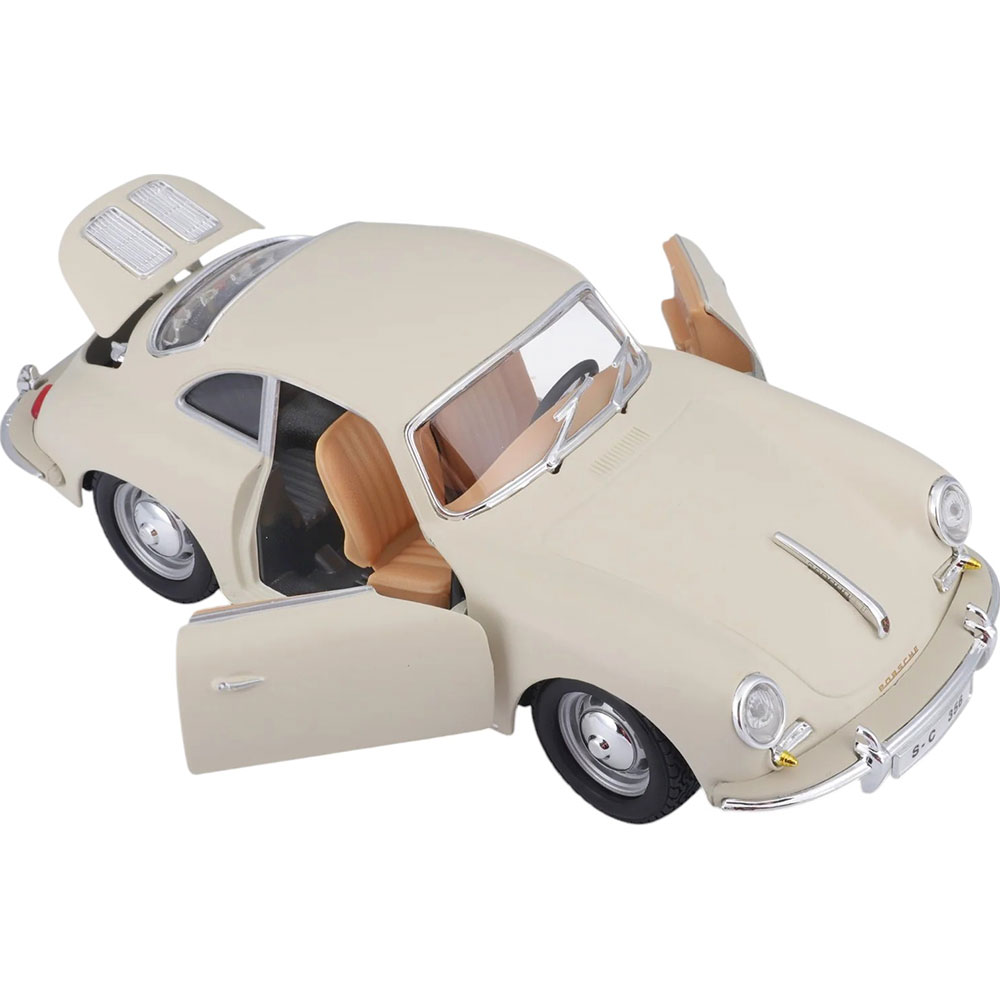 В Україні Машина Bburago Porsche 356B Coupe (1961) Ivory (18-22079)