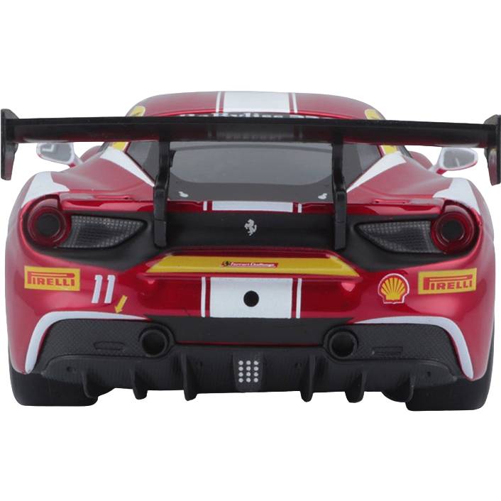 Автомодель Bburago Ferrari 488 Challenge 1:24 Красная (18-26308) Вид модели автомобиль