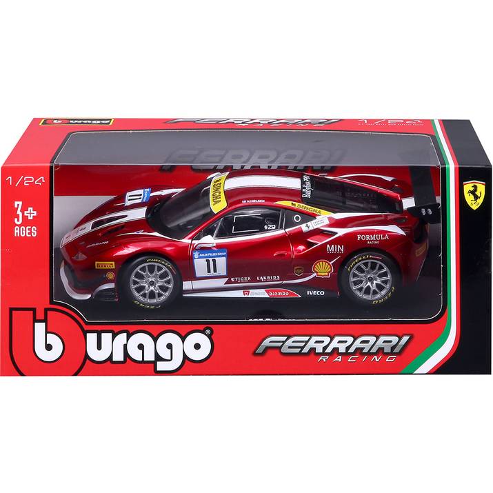 Покупка Автомодель Bburago Ferrari 488 Challenge 1:24 Красная (18-26308)