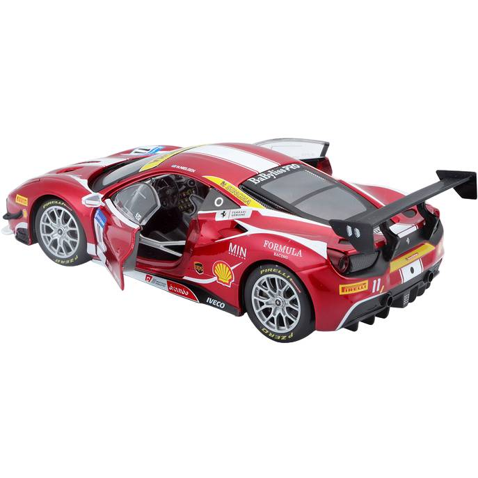 Заказать Автомодель Bburago Ferrari 488 Challenge 1:24 Красная (18-26308)