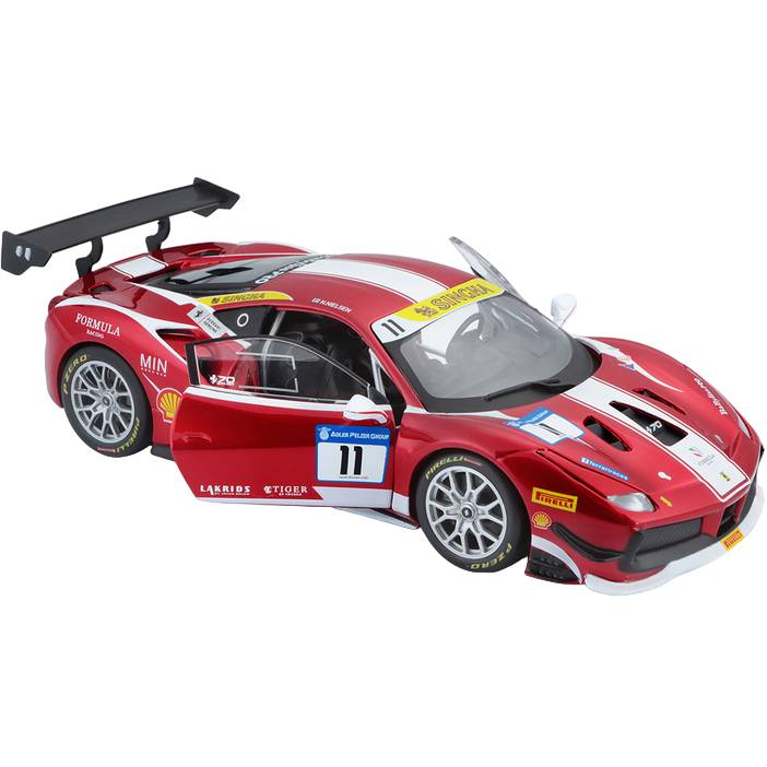 Фото Автомодель Bburago Ferrari 488 Challenge 1:24 Красная (18-26308)