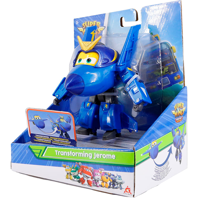 Фігурка-трансформер SUPER WINGS Transforming Джером (EU770230) Матеріал пластик