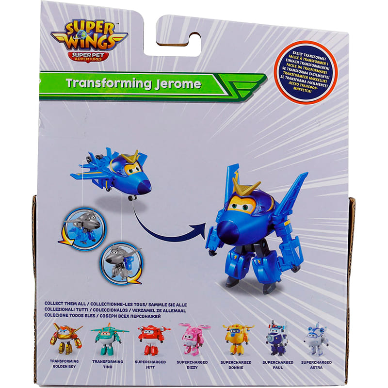 Фигурка-трансформер SUPER WINGS Transforming Джером (EU770230) Размеры 120