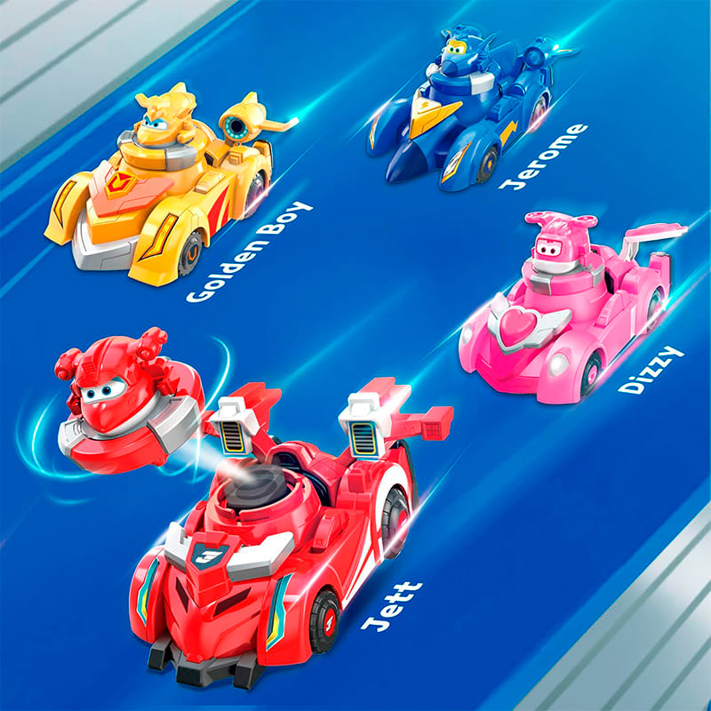 В интернет магазине Игровой набор SUPER WINGS Spinning Vehicle Золотой Мальчик 2 пр (EU770331)