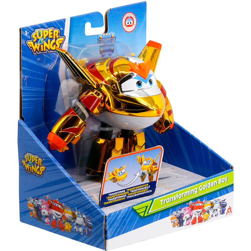 Покупка Фигурка-трансформер SUPER WINGS Transforming Золотой Мальчик (EU750231)