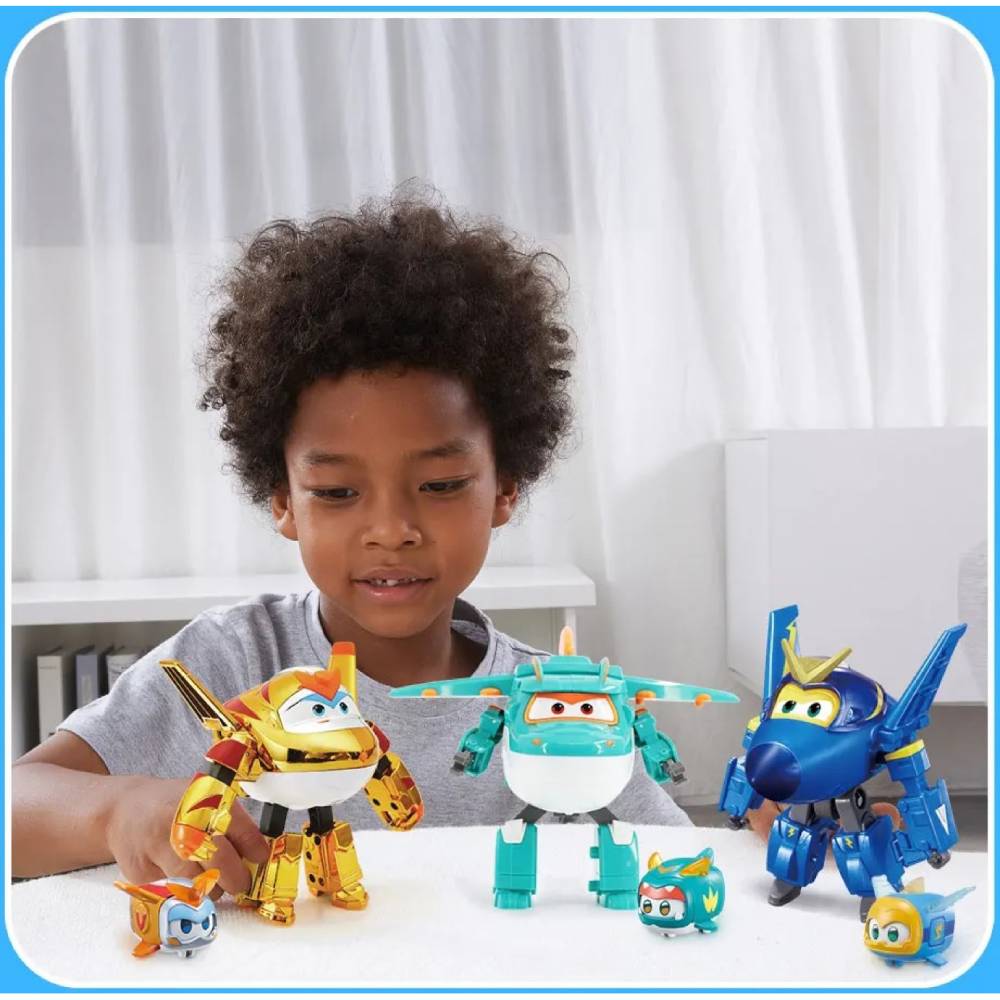 Изображение Игровой набор Super Wings Transforming Джером и любимец (EU770443)