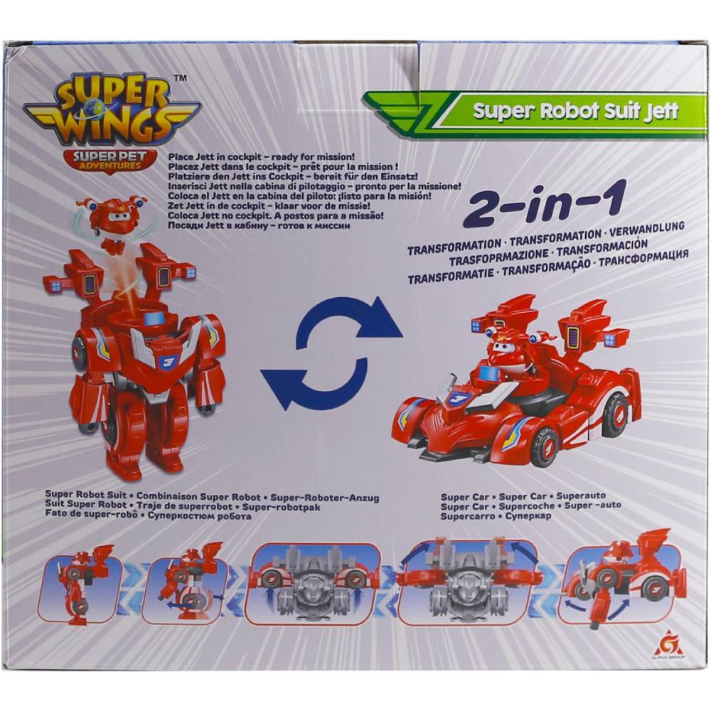 Игровой набор Super Wings Super Robot Suit Джетт (EU770351) Материал пластик