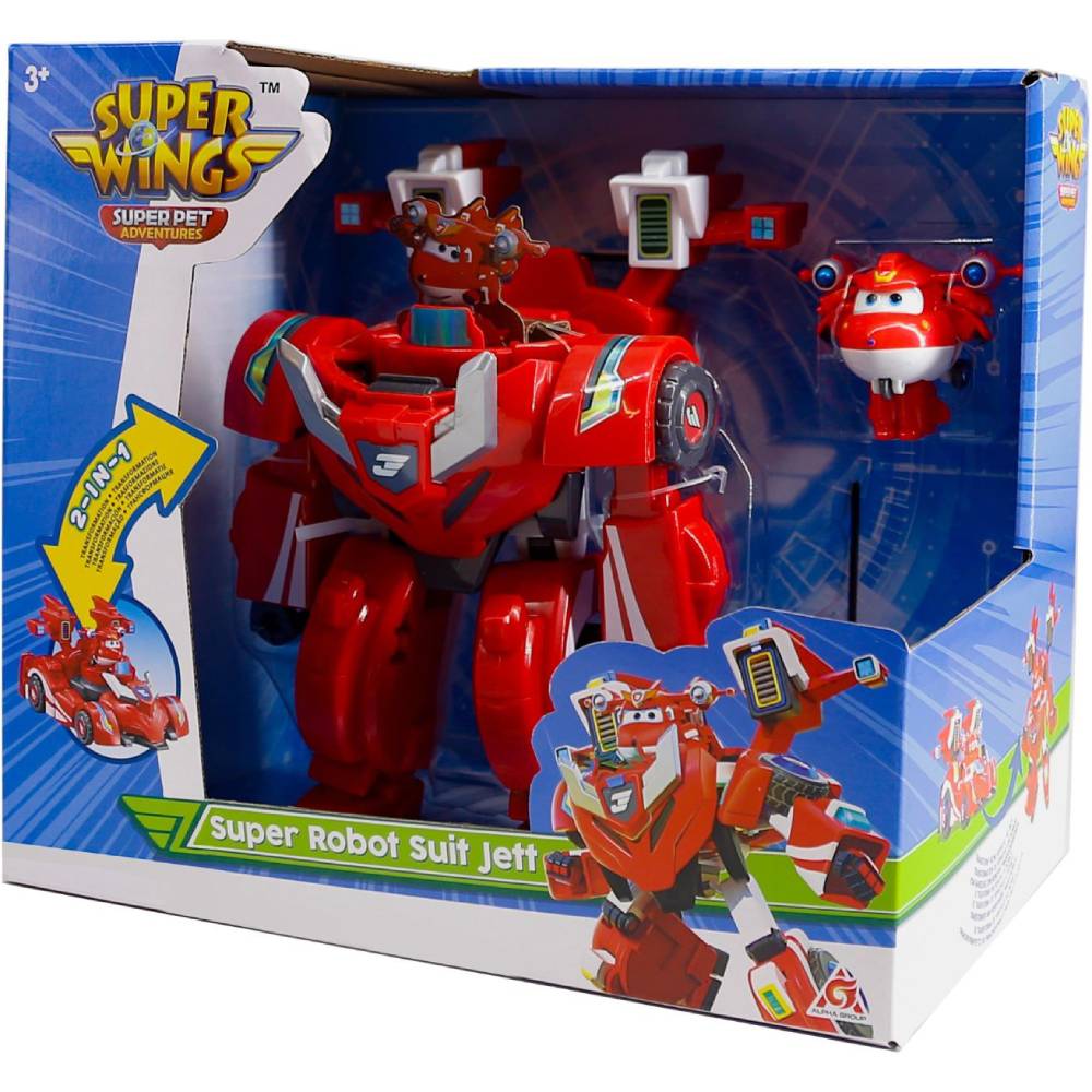 Игровой набор Super Wings Super Robot Suit Джетт (EU770351) Вид игрушечной машины трансформер