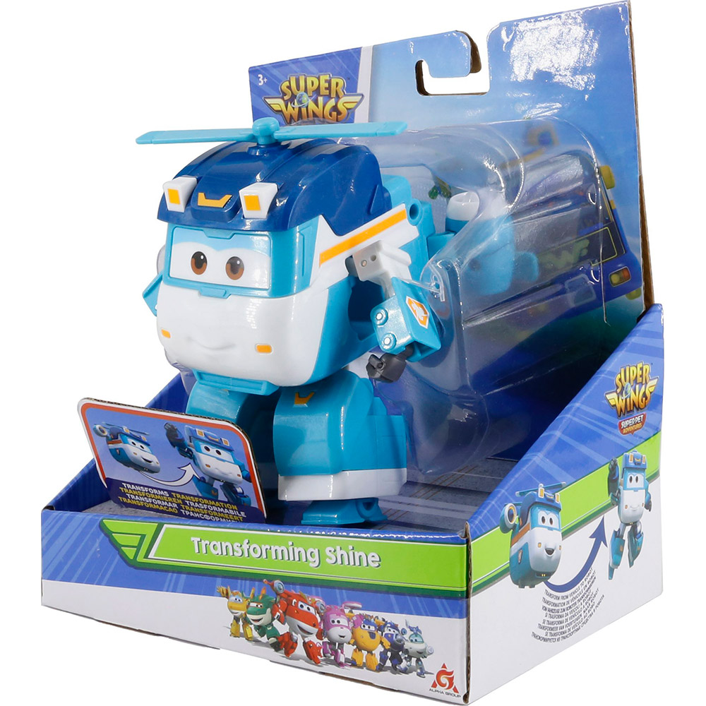 Зовнішній вигляд Фігурка-трансформер Super Wings Transforming Шайн Shine (EU770239)