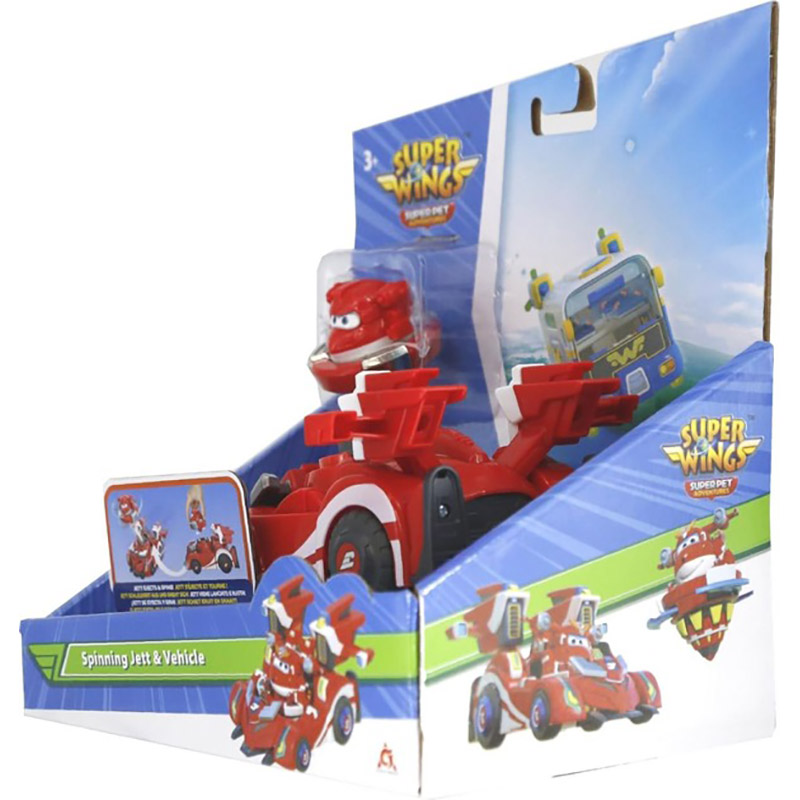 Внешний вид Игровой набор Super Wings Spinning Vehicle Джетт (Jett) (EU770310)