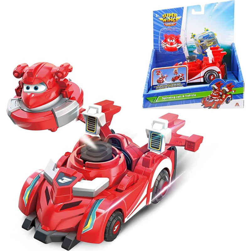 Игровой набор Super Wings Spinning Vehicle Джетт (Jett) (EU770310) Возраст от 3 лет