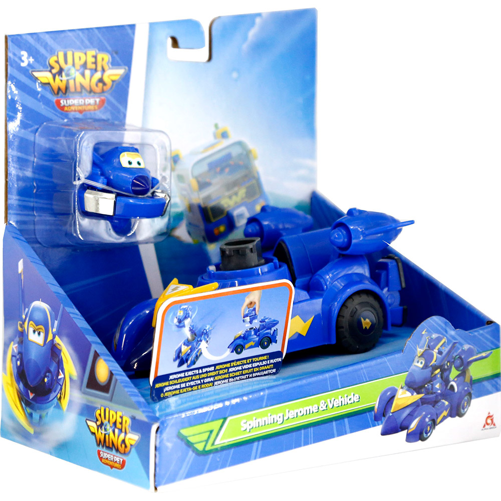 Ігровий набір Super Wings Spinning Vehicle Джером (Jerome) (EU770330) Матеріал пластик