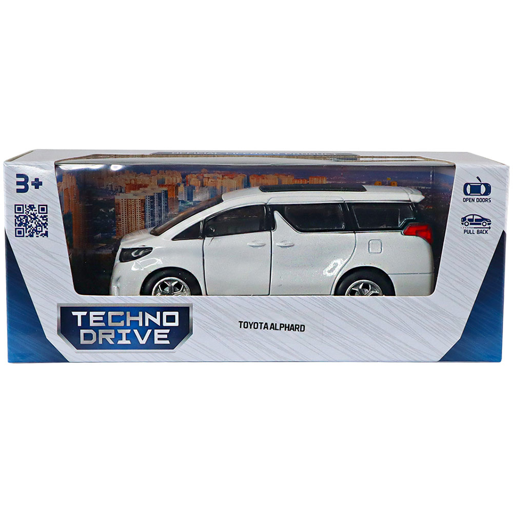 У Фокстрот Автомодель TechnoDrive Toyota Alphard White (KM6011Bl)