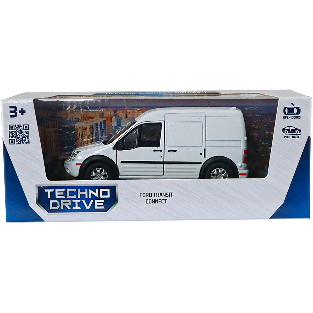 У Фокстрот Автомодель TECHNODRIVE Ford Transit Connect White (250386)