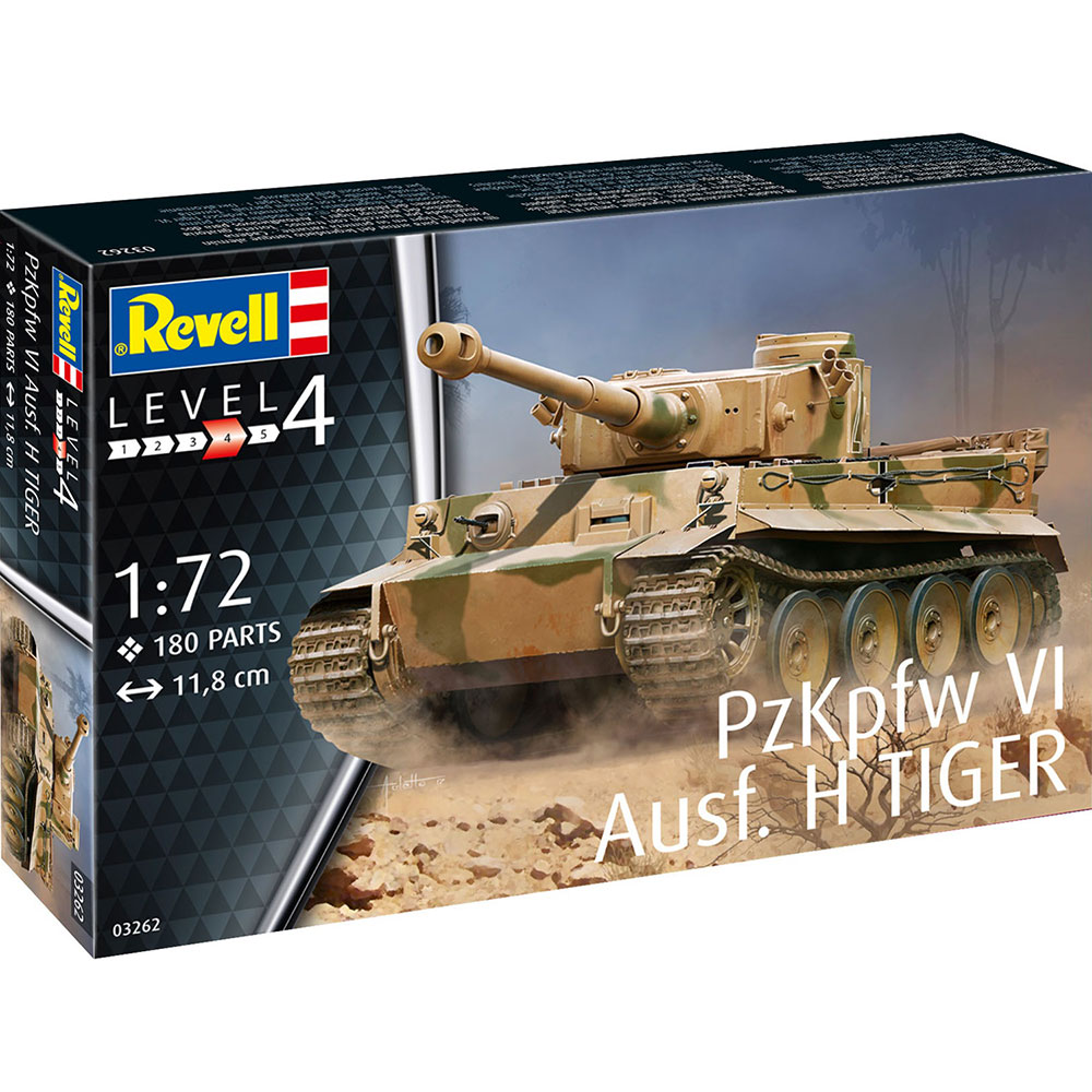 Покупка Сборная модель Revell Танк Тигр уровень 4, 1:72 (RVL-03262)