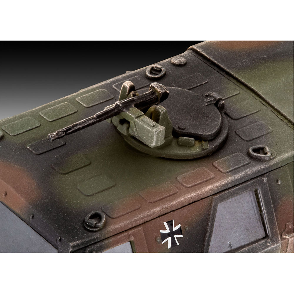 Збірна модель Revell Бронеавтомобіль ATF Dingo 1 рівень 4, 1:72 (RVL-03345) Розміри 76