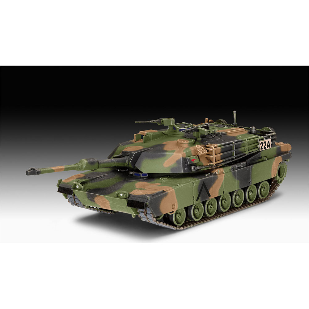 Сборная модель Revell Танк Абрамс M1A1 AIM(SA)/M1A2 уровень 4, 1:72 (RVL-03346) Вид модели танк