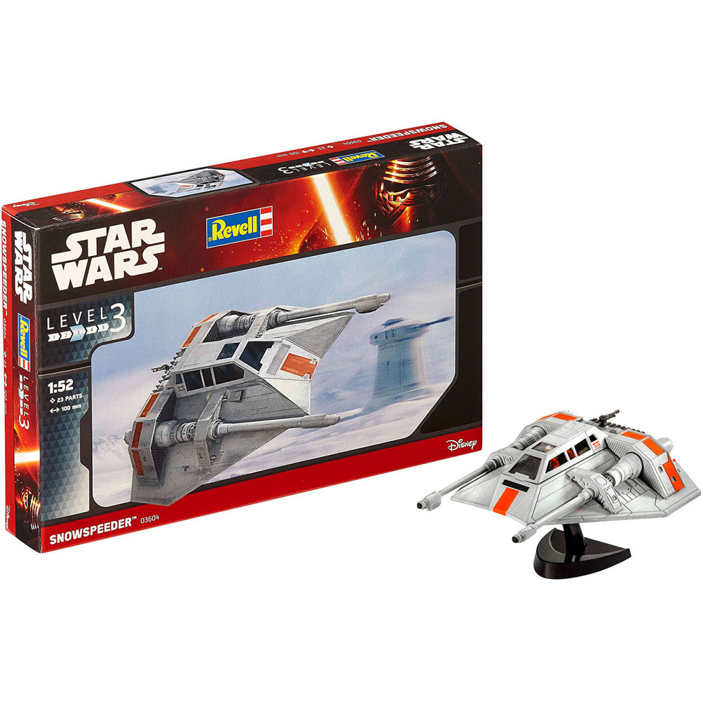 Сборная модель Revell Космический корабль Snowspeeder уровень 3, 1:52 (RVL-03604) Возраст от 10 лет 