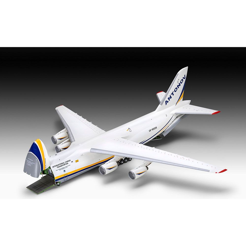 Сборная модель Revell Грузовой самолет АН-124 Руслан уровень 5, 1:144 (RVL-03807) Материал пластик