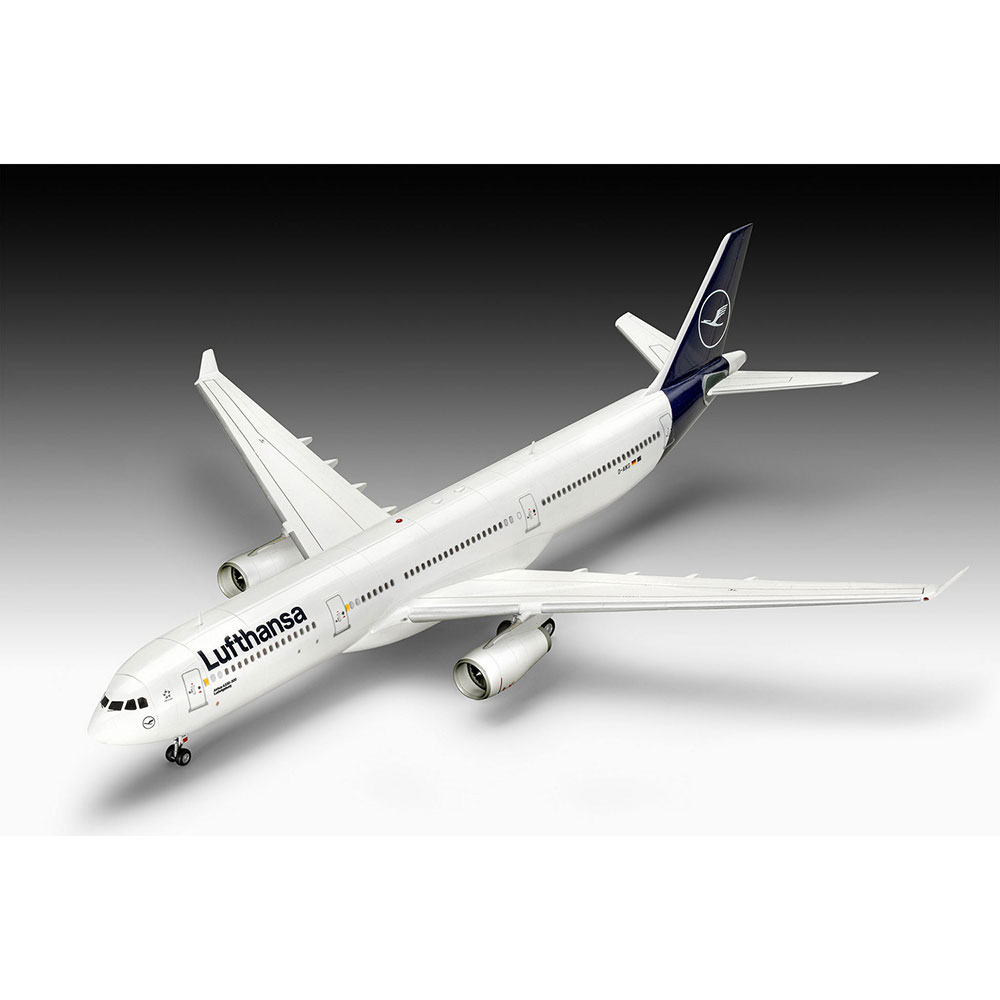 Збірна модель Revell Літак Airbus A330-300 Lufthansa рівень 4, 1:144 (RVL-03816) Вид моделі літак