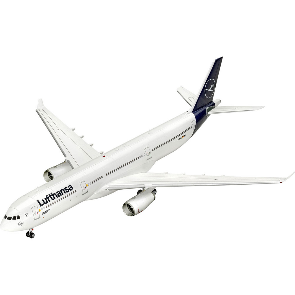 Збірна модель Revell Літак Airbus A330-300 Lufthansa рівень 4, 1:144 (RVL-03816)