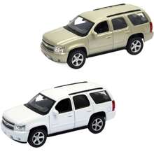 Автомодель TechnoDrive Chevrolet Tahoe 2008 белый, серый (250382)