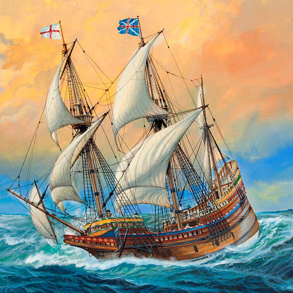Фото Сборная модель REVELL Корабль Mayflower уровень 4 1:83 (RVL-05684)