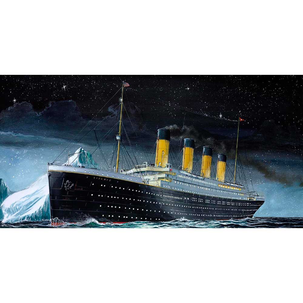 Збірна модель REVELL Титанік рівень 3 1:1200 (RVL-05804) Матеріал пластик