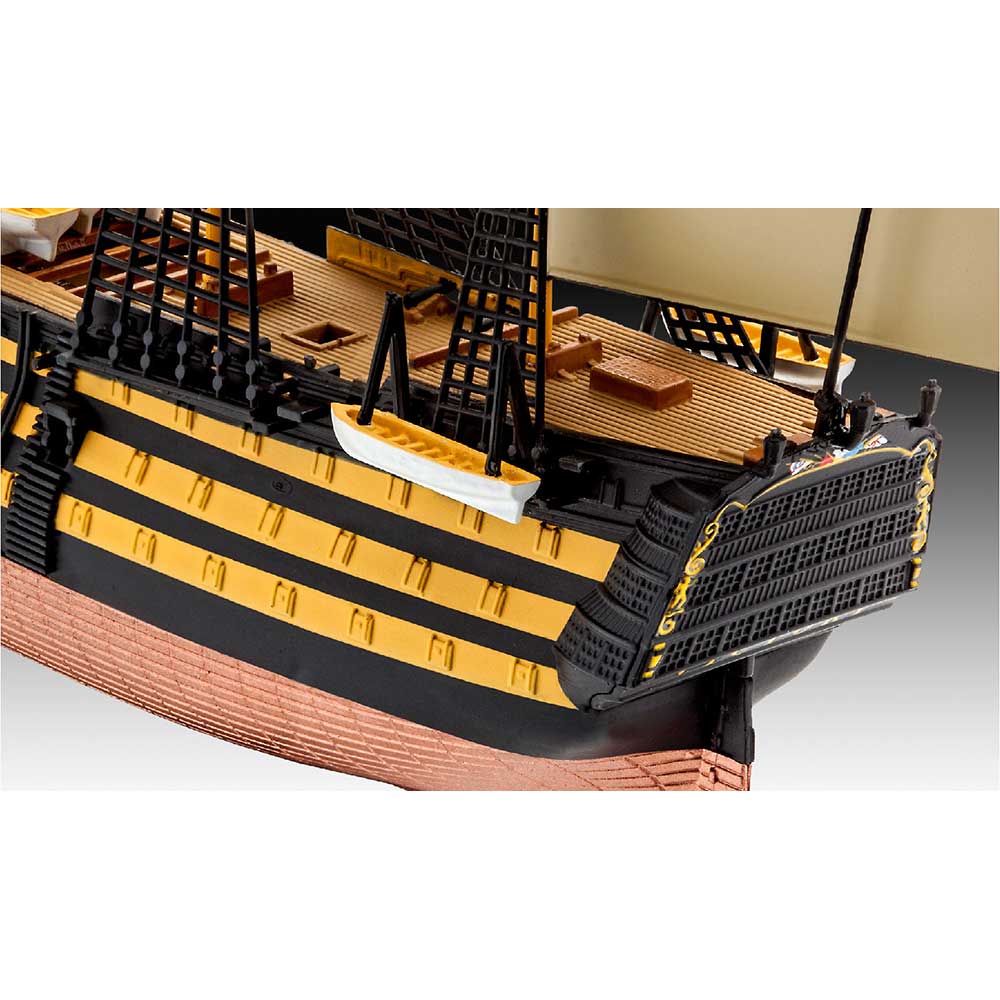 Збірна модель REVELL HMS Victory рівень 3 1:450 (RVL-05819) Вид моделі корабель