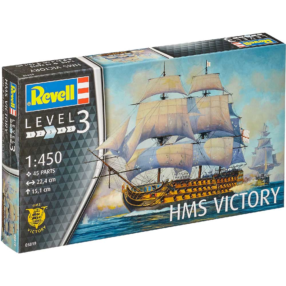 Збірна модель REVELL HMS Victory рівень 3 1:450 (RVL-05819) Вік від 10 років