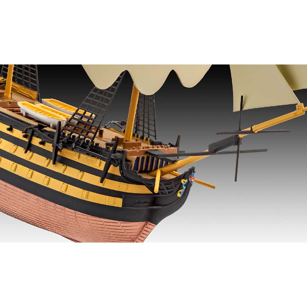 Збірна модель REVELL HMS Victory рівень 3 1:450 (RVL-05819) Матеріал пластик