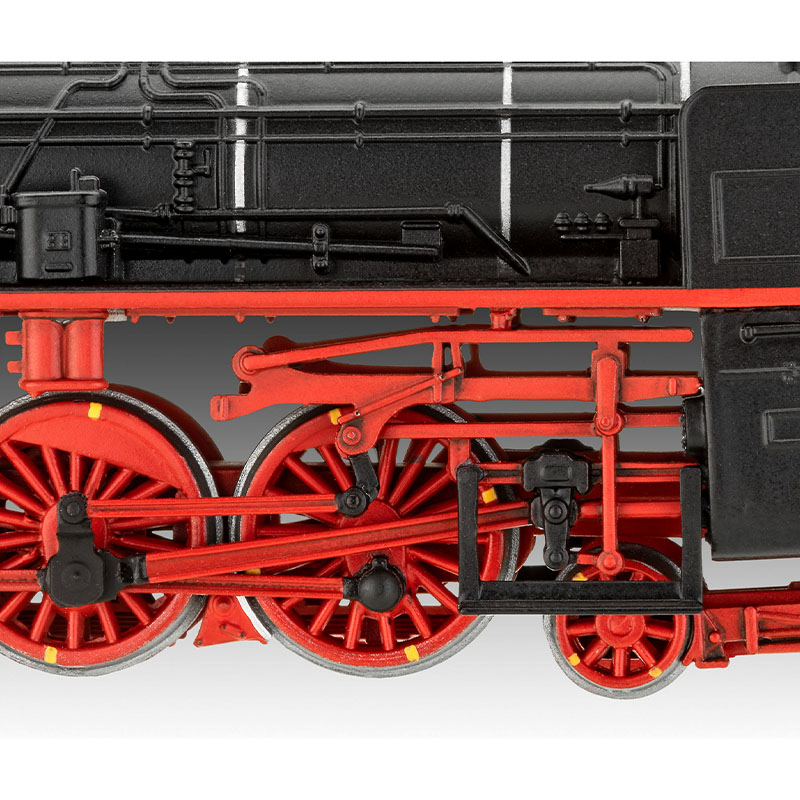 Збірна модель REVELL Експрес локомотив S3/6 BR18 з тендером масштаб 1:87 (RVL-02168) Вид моделі ретро