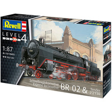 Сборная модель REVELL Экспресс локомотив BR02 с тендером 2'2'T30 масштаб 1:87 (RVL-02171)