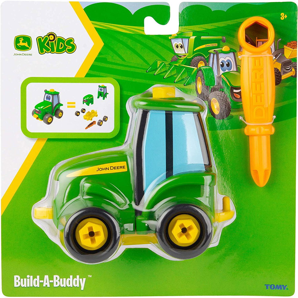 Трактор-конструктор Tomy John Deere с отверткой (36881472087) Комплектация Трактор; Отвертка