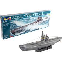 Збірна модель Revell Підводний човен Type VII C/41 рівень 4 (RVL-05100)