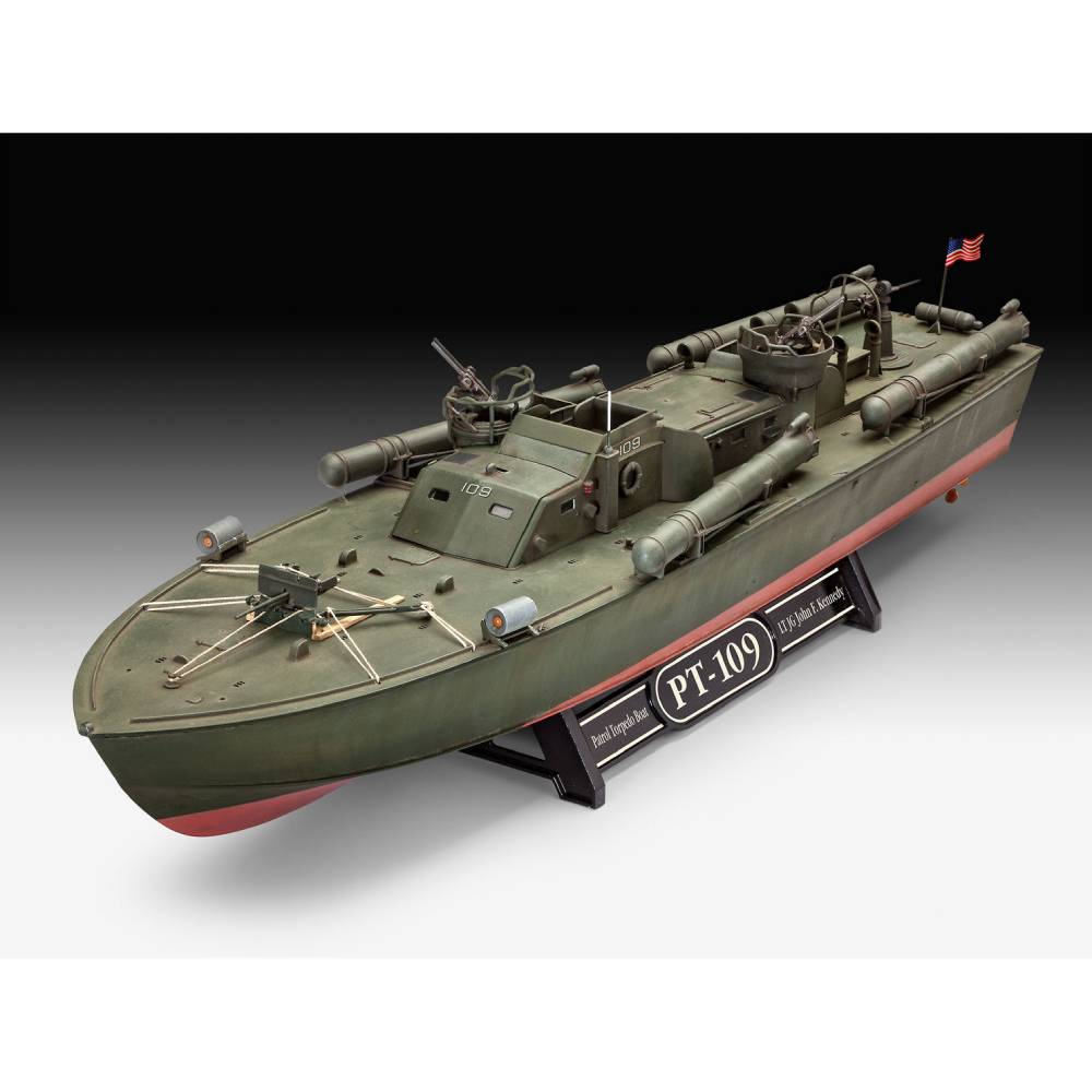 Зображення Збірна модель Revell Патрульний катер торпедний PT-109 рівень 4 (RVL-05147)