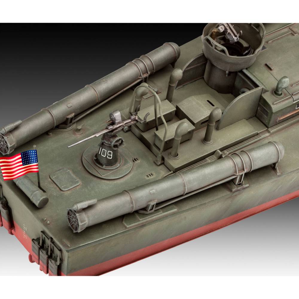 Збірна модель Revell Патрульний катер торпедний PT-109 рівень 4 (RVL-05147) Комплектація 146 деталей, инструкция, рекомендации по окраске