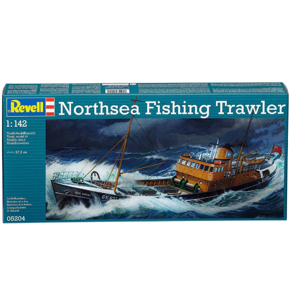 Збірна модель Revell Північноморський траулер рівень 3 (RVL-05204) Вид моделі корабель