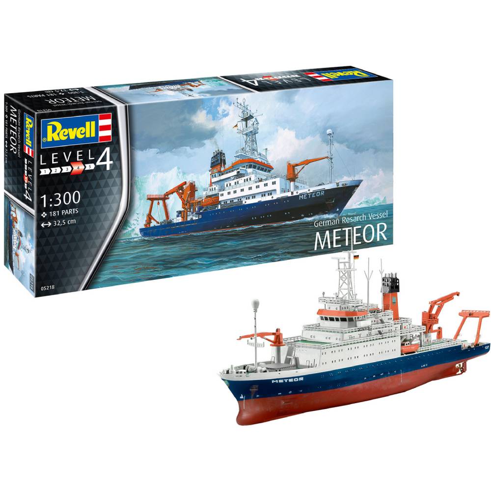 Збірна модель Revell Німецький дослідний корабель Метеор рівень 4 (RVL-05218) Вік від 12 років